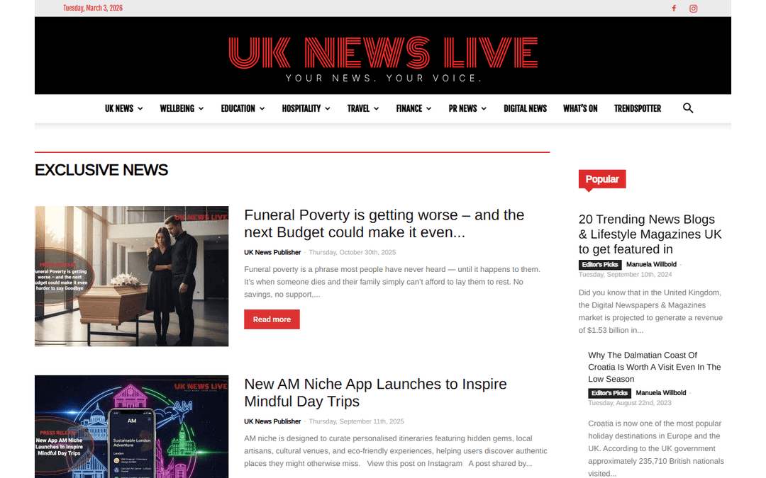 news.clickdo.co.uk publisher screenshot