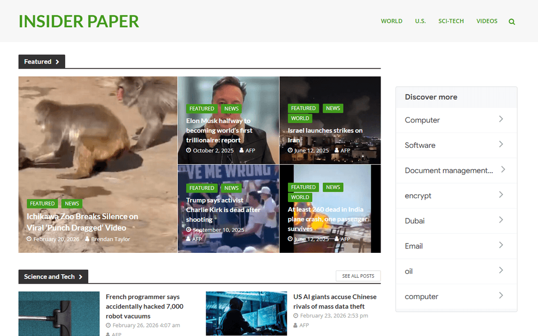 insiderpaper.com publisher screenshot