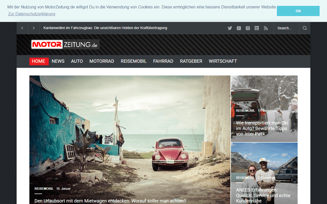 motorzeitung.de publisher screenshot