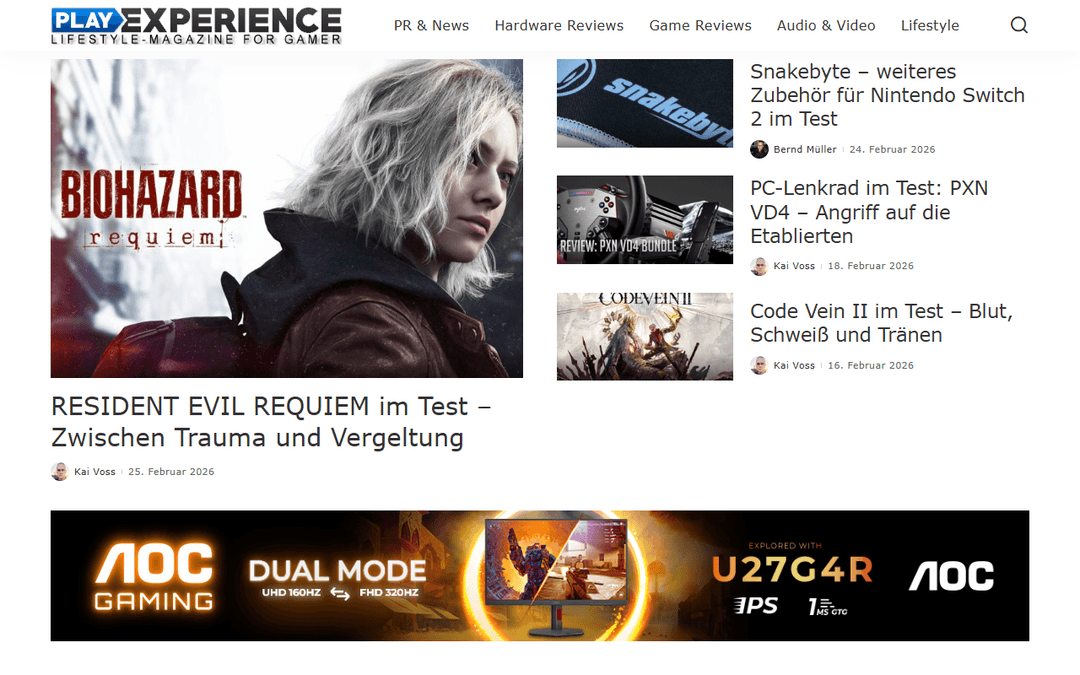 play-experience.com publisher screenshot
