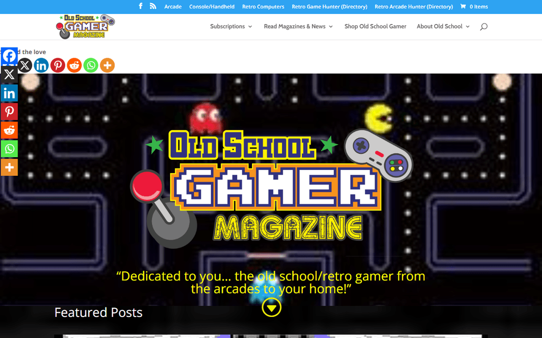oldschoolgamermagazine.com publisher screenshot