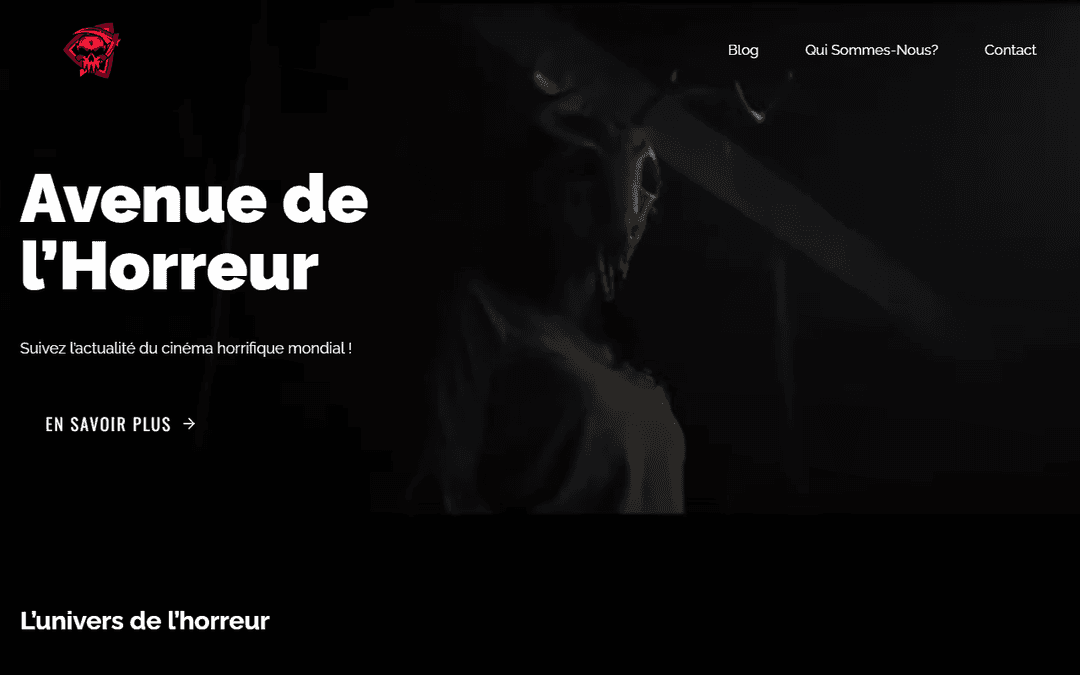 avenuedelhorreur.fr publisher screenshot