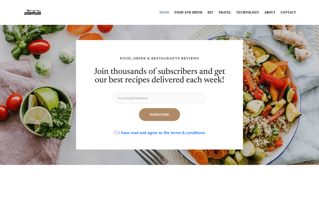 scrappygeek.com publisher screenshot