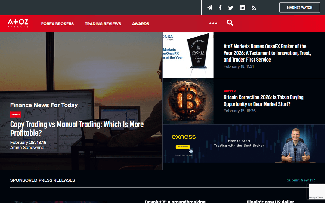 atozmarkets.com publisher screenshot