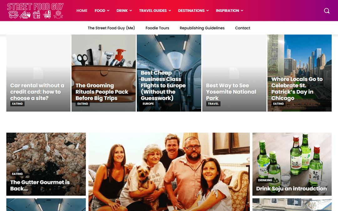 streetfoodguy.com publisher screenshot