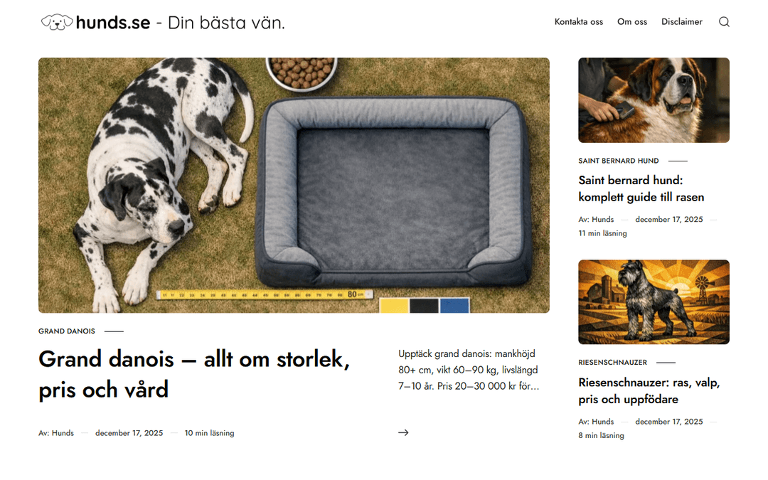 hunds.se publisher screenshot