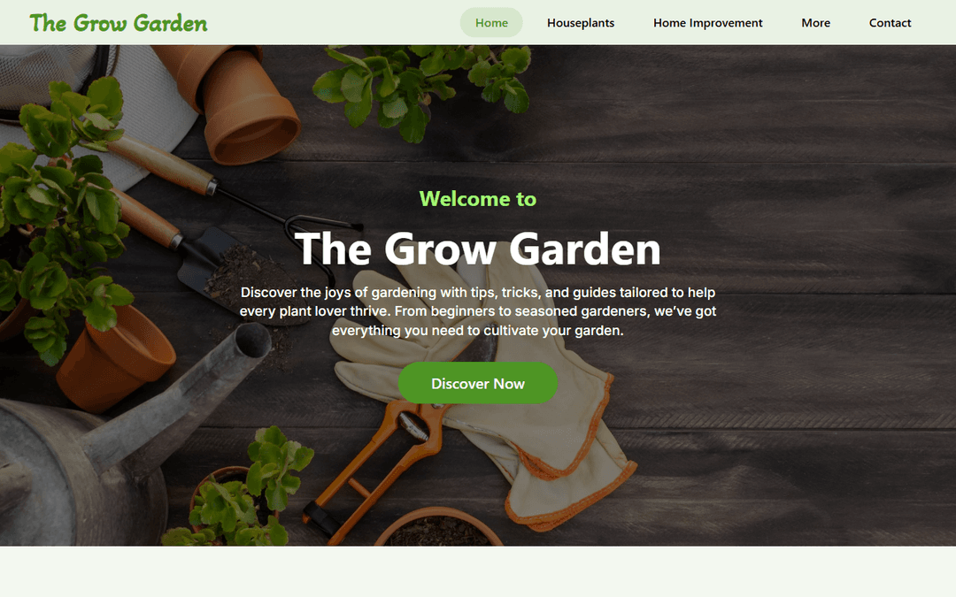 thegrowgarden.com publisher screenshot