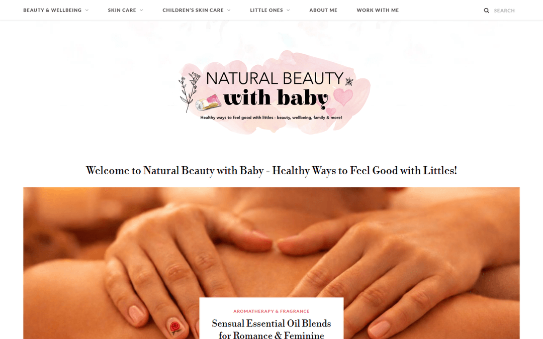 naturalbeautywithbaby.com publisher screenshot
