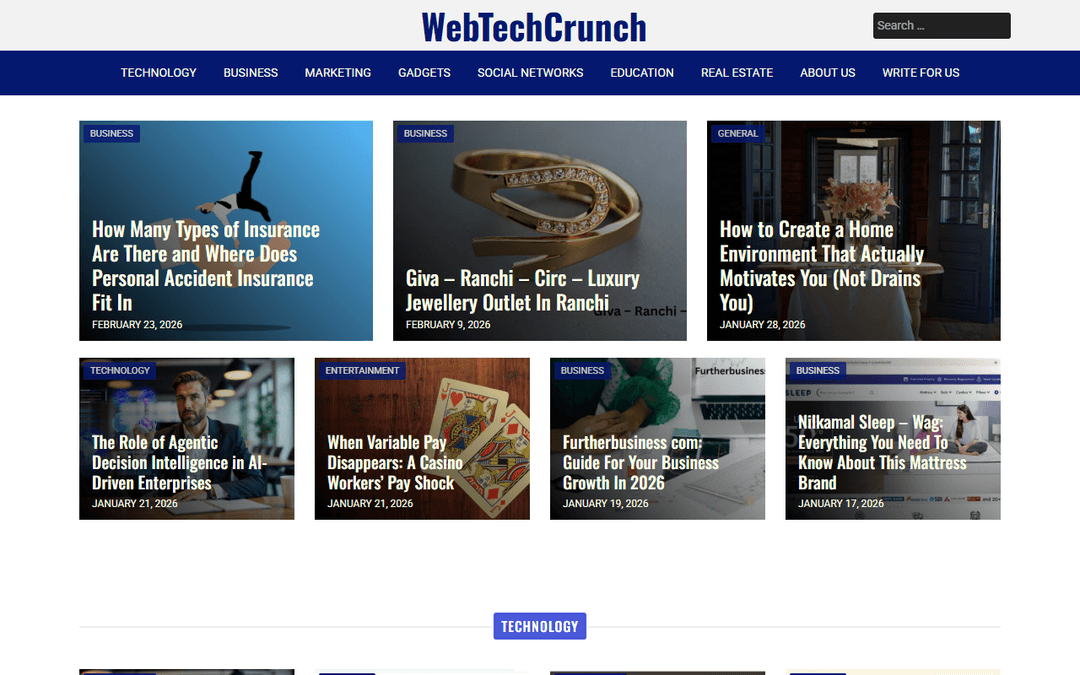 webtechcrunch.com publisher screenshot