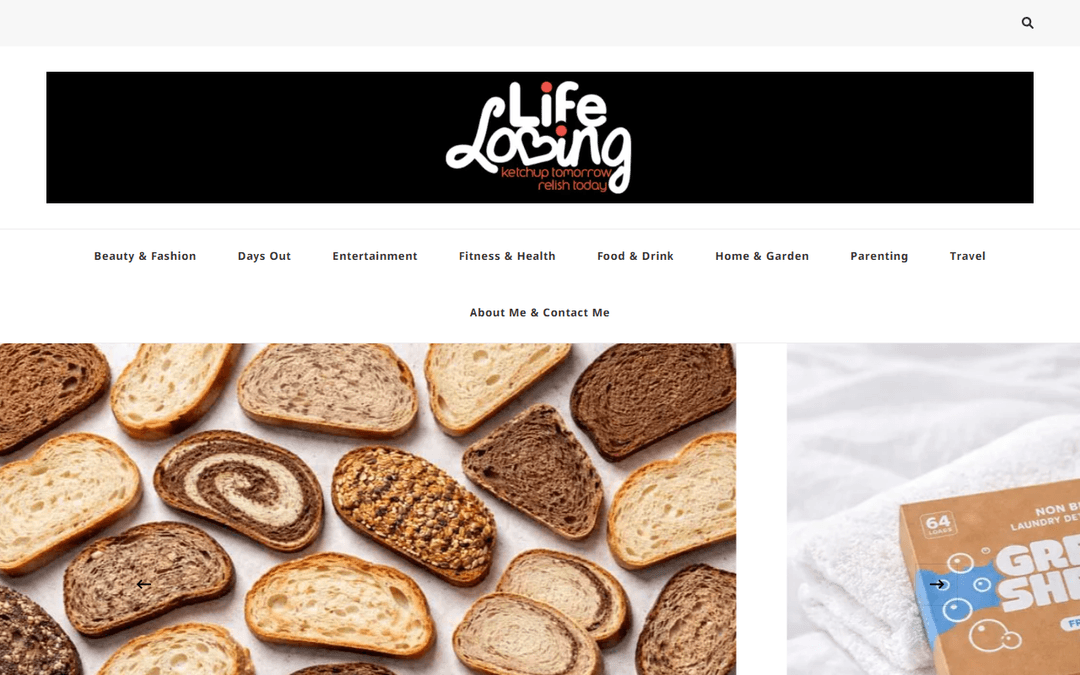 lifeloving.co.uk publisher screenshot