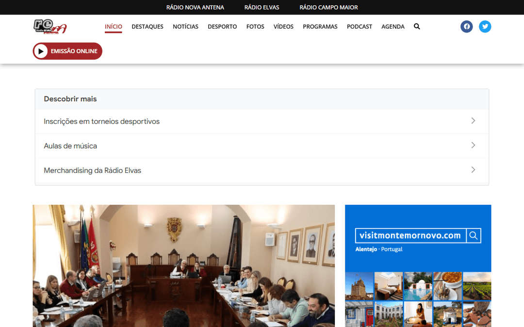 radioelvas.com publisher screenshot