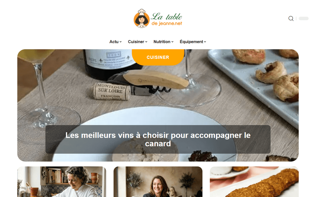 latabledejeanne.net publisher screenshot