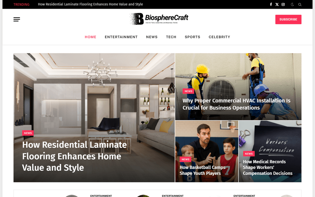biospherecraft.com publisher screenshot