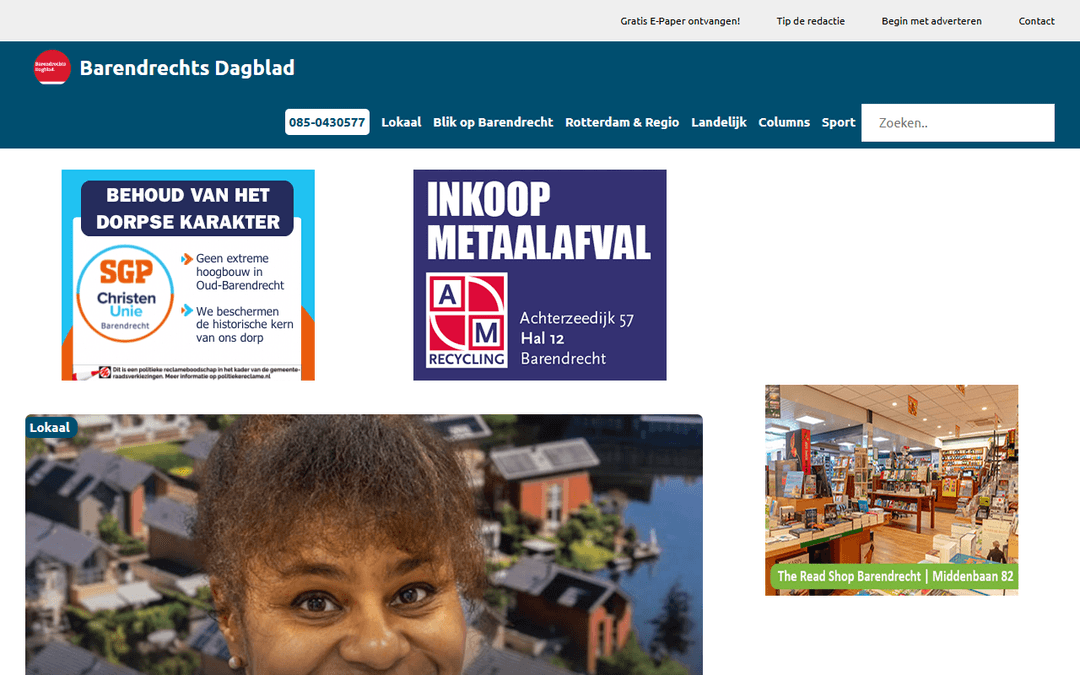 barendrechtsdagblad.nl publisher screenshot