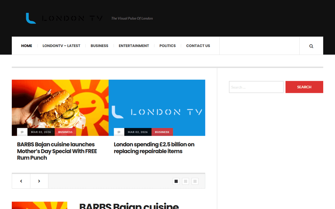london-tv.co.uk publisher screenshot