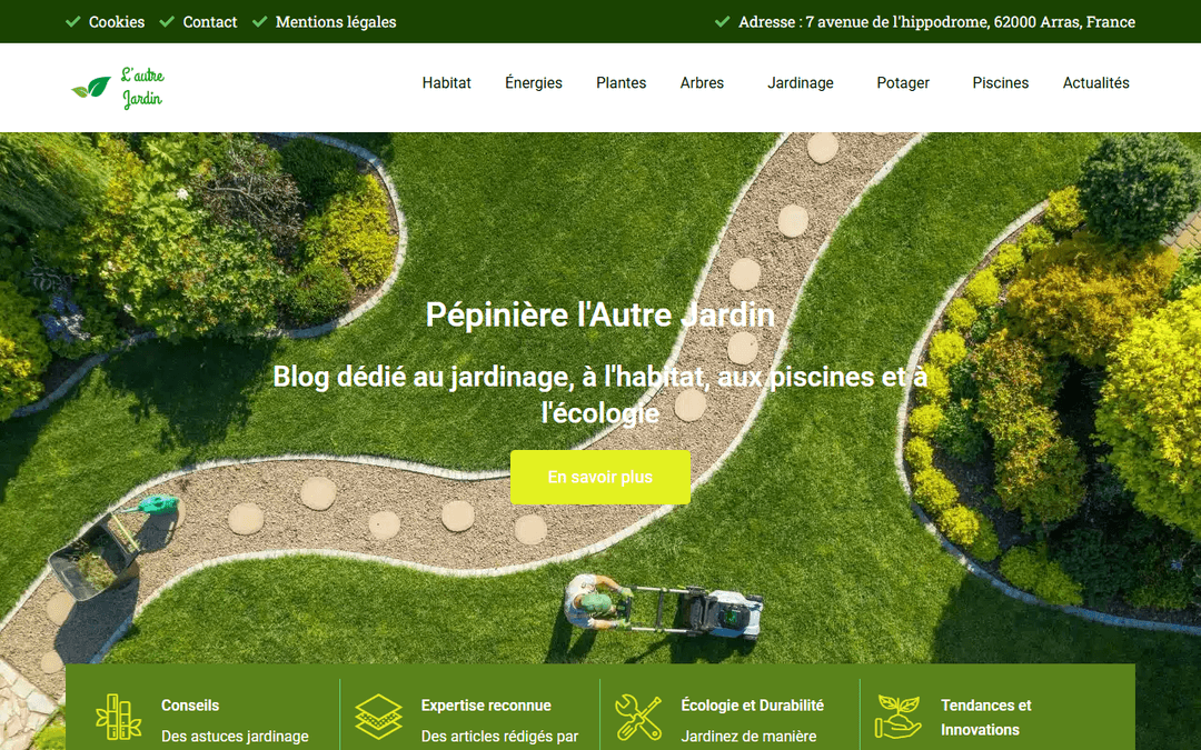 pepinierelautrejardin.com publisher screenshot