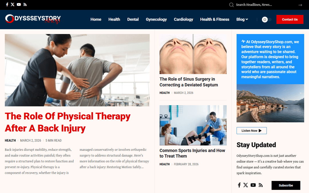 odyssseystoryshop.com publisher screenshot