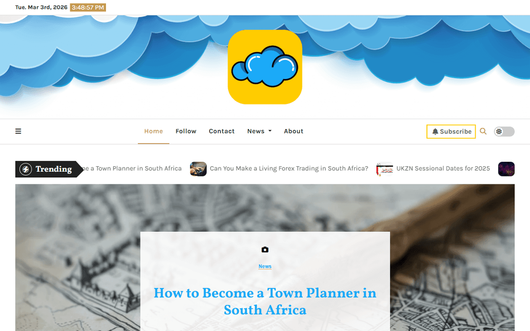 aftermatric.co.za publisher screenshot