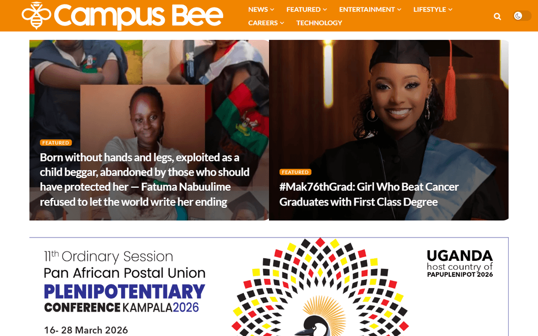 campusbee.ug publisher screenshot