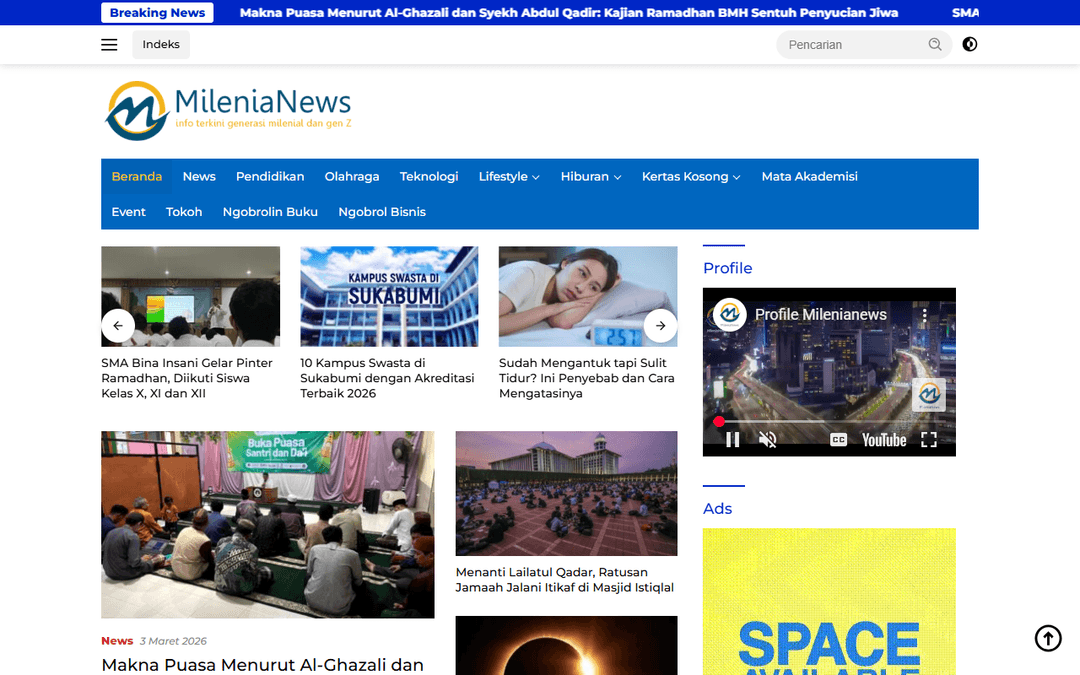 milenianews.com publisher screenshot