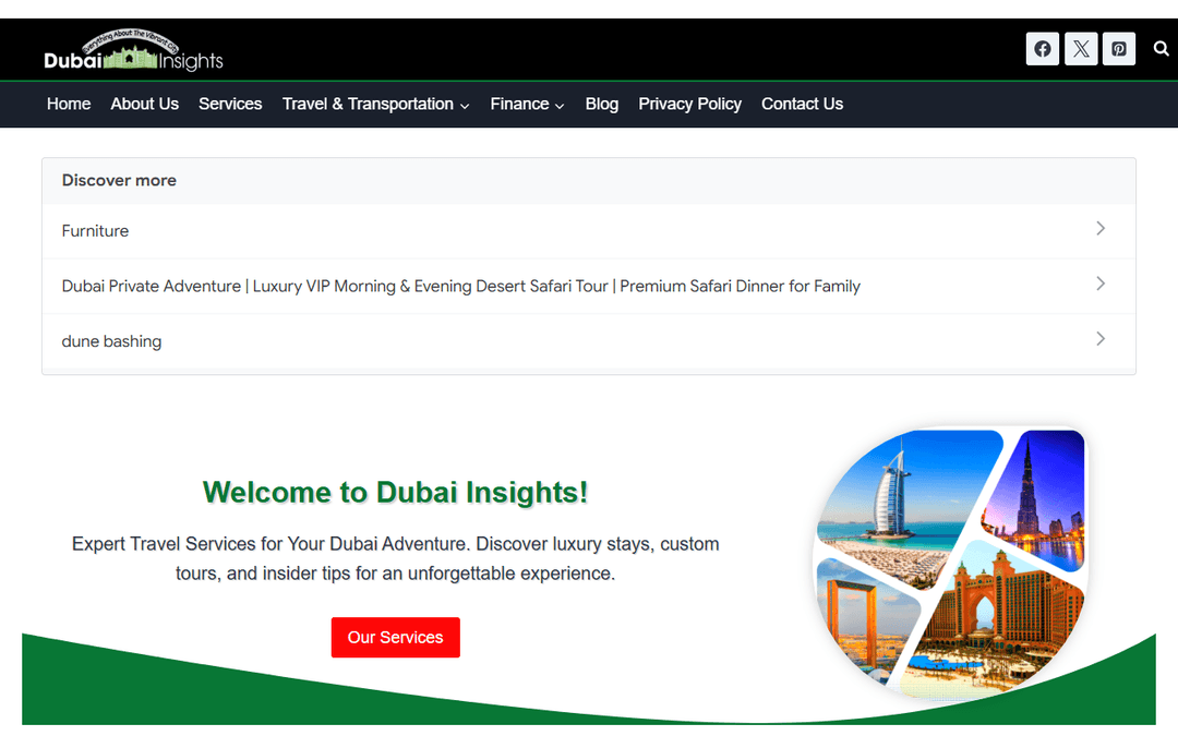 dubaiinsights.ae publisher screenshot