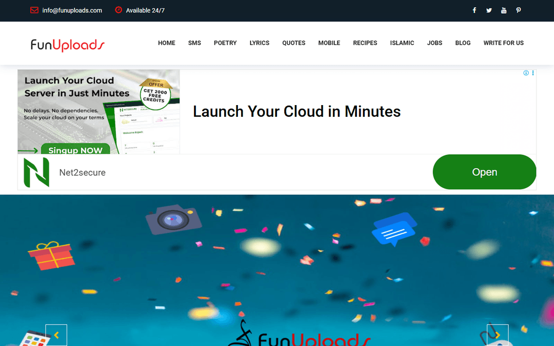 funuploads.com publisher screenshot