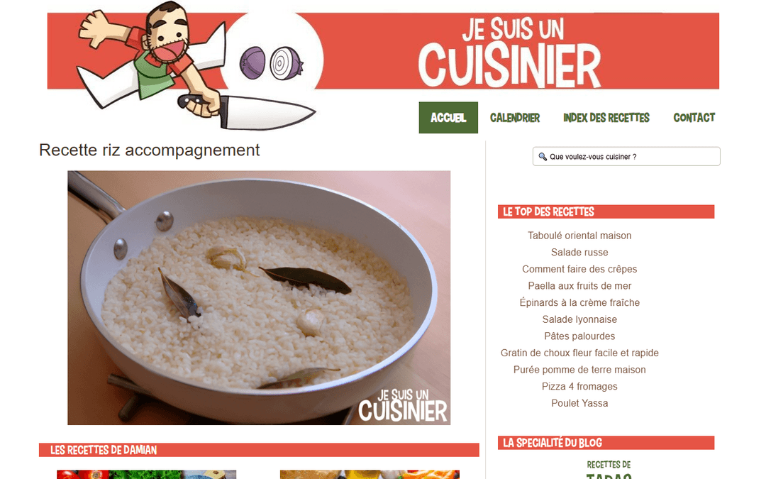 jesuisuncuisinier.fr publisher screenshot