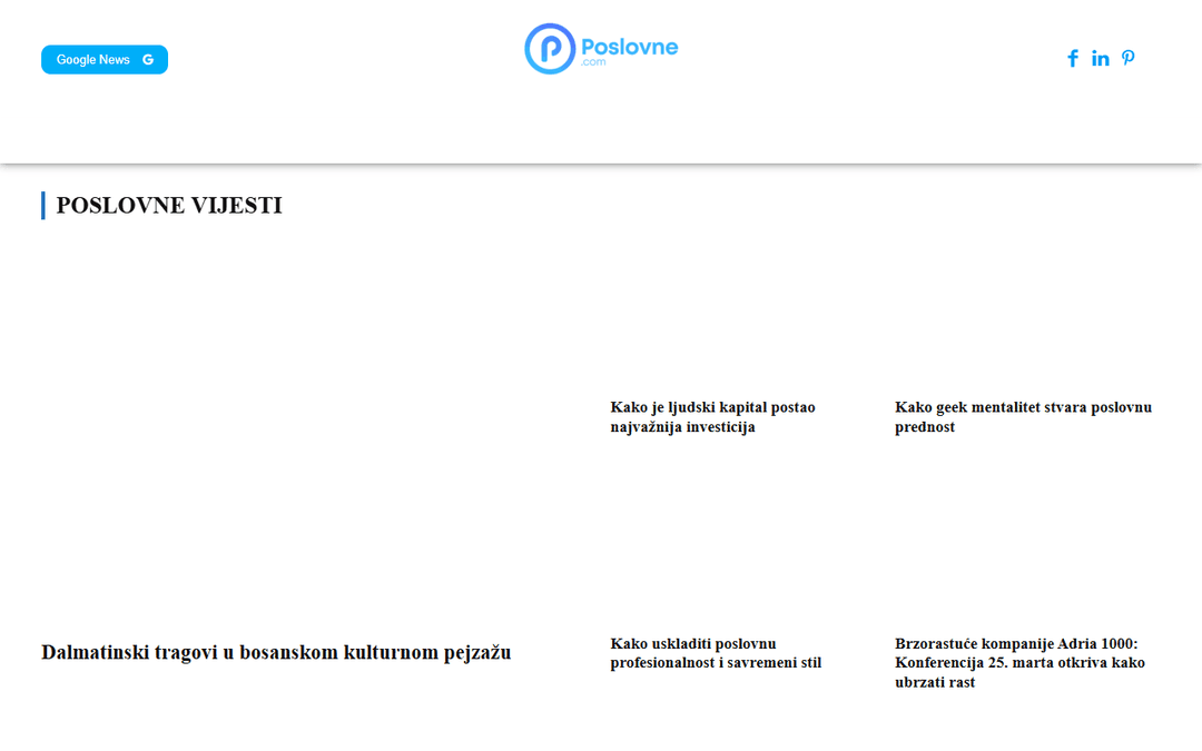 poslovne.com publisher screenshot
