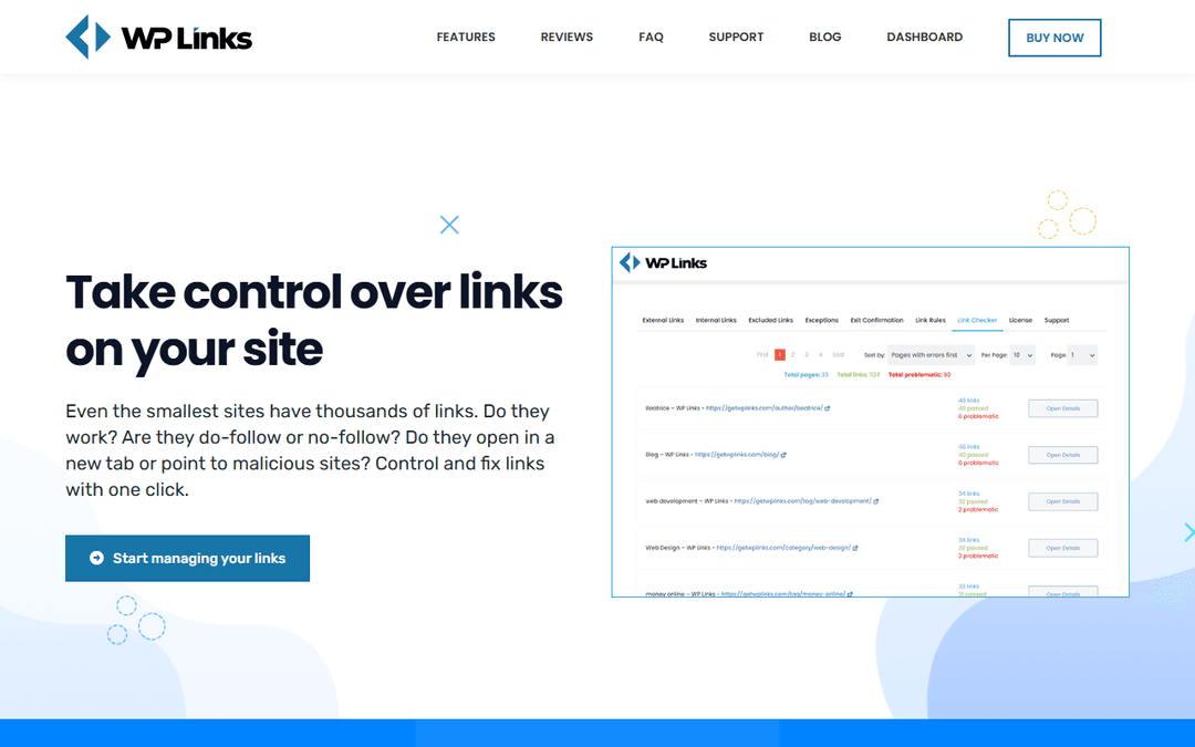 getwplinks.com publisher screenshot