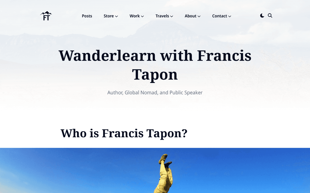 francistapon.com publisher screenshot