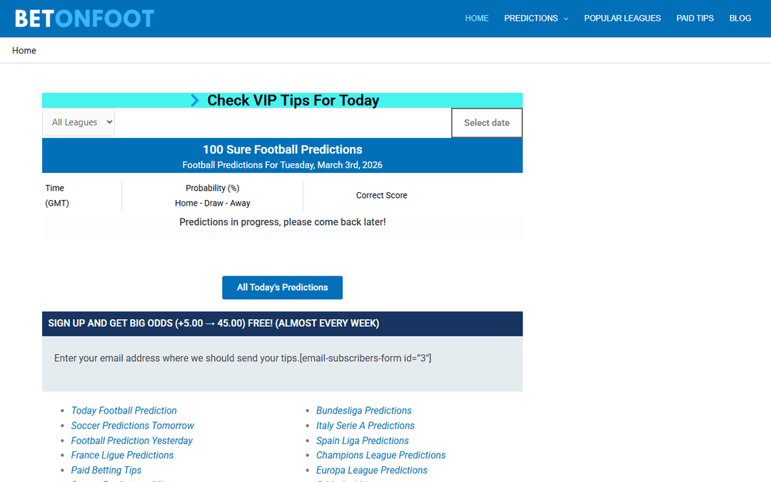 betonfoot.com publisher screenshot