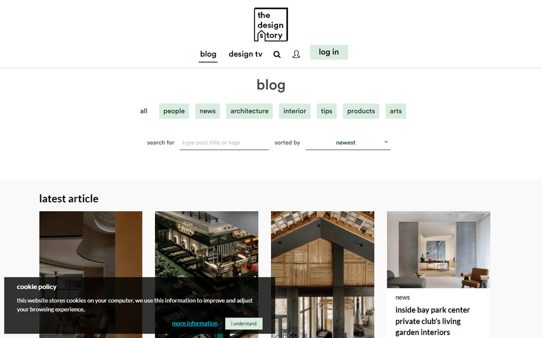 thedesignstory.com publisher screenshot