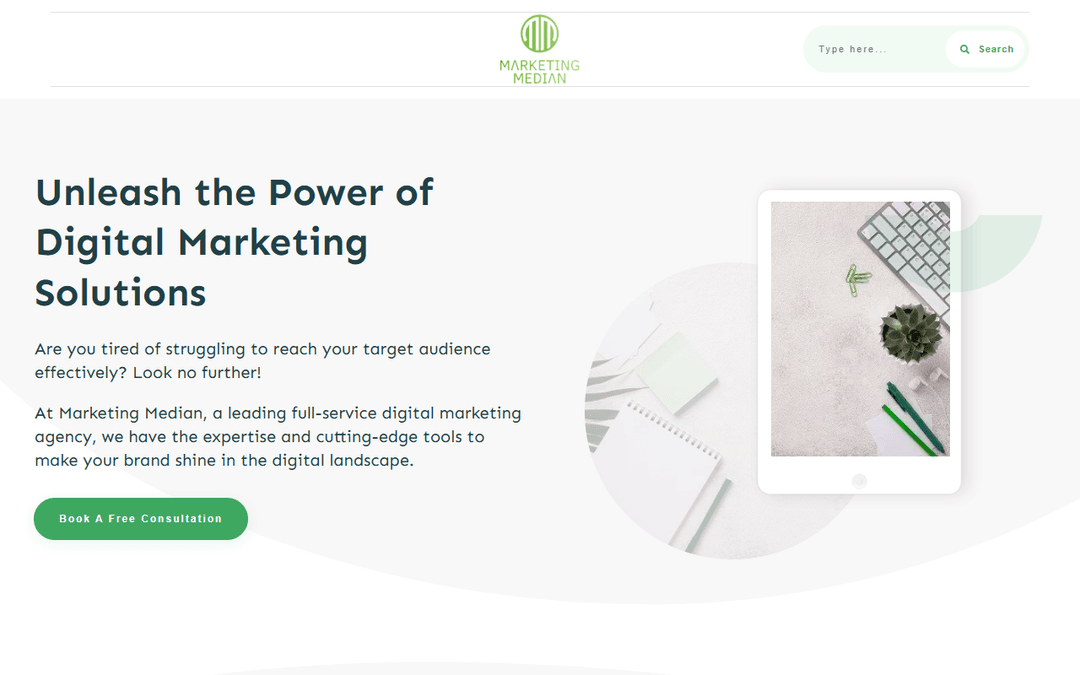 marketingmedian.com publisher screenshot