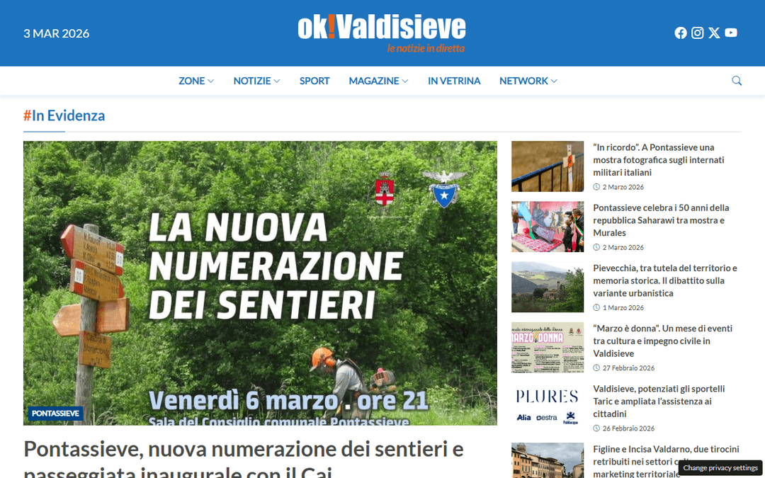 okvaldisieve.it publisher screenshot