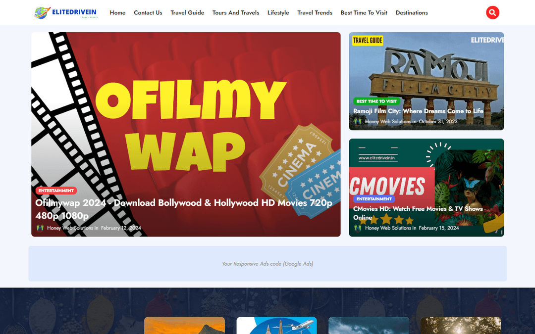 elitedrivein.in publisher screenshot
