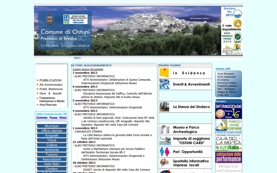 urpcomunediostuni.it publisher screenshot