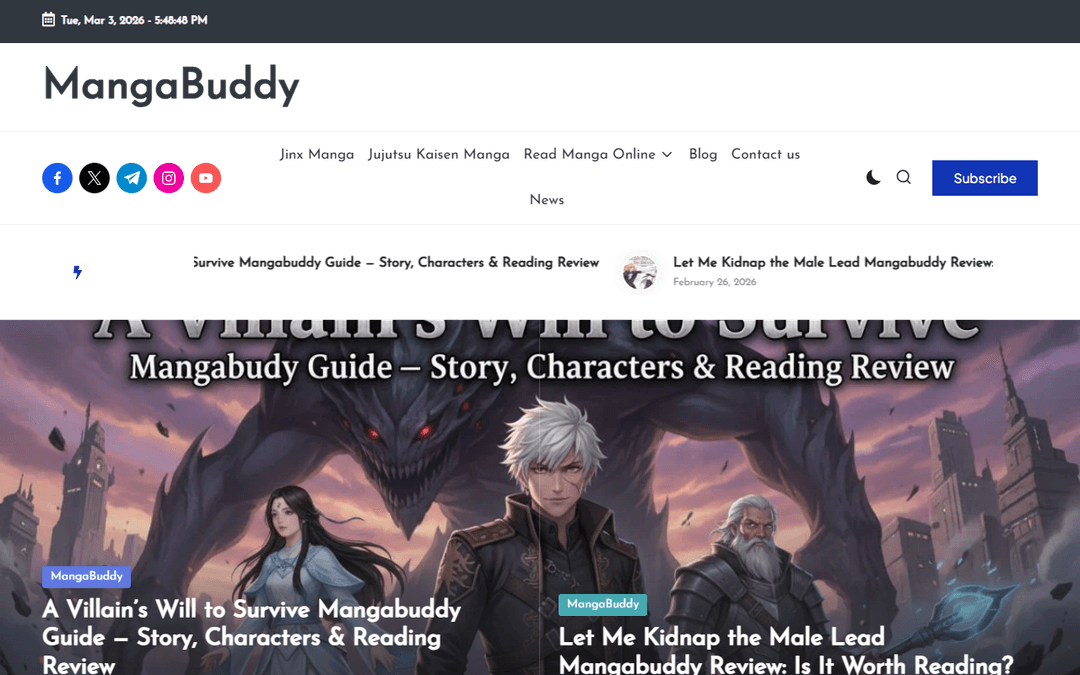 mangabuddy.org.uk publisher screenshot