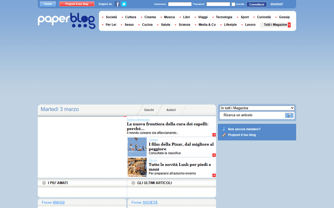 it.paperblog.com publisher screenshot