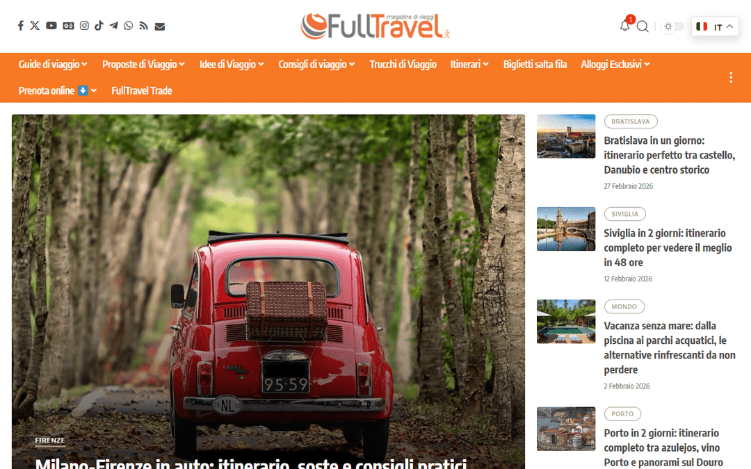 fulltravel.it publisher screenshot