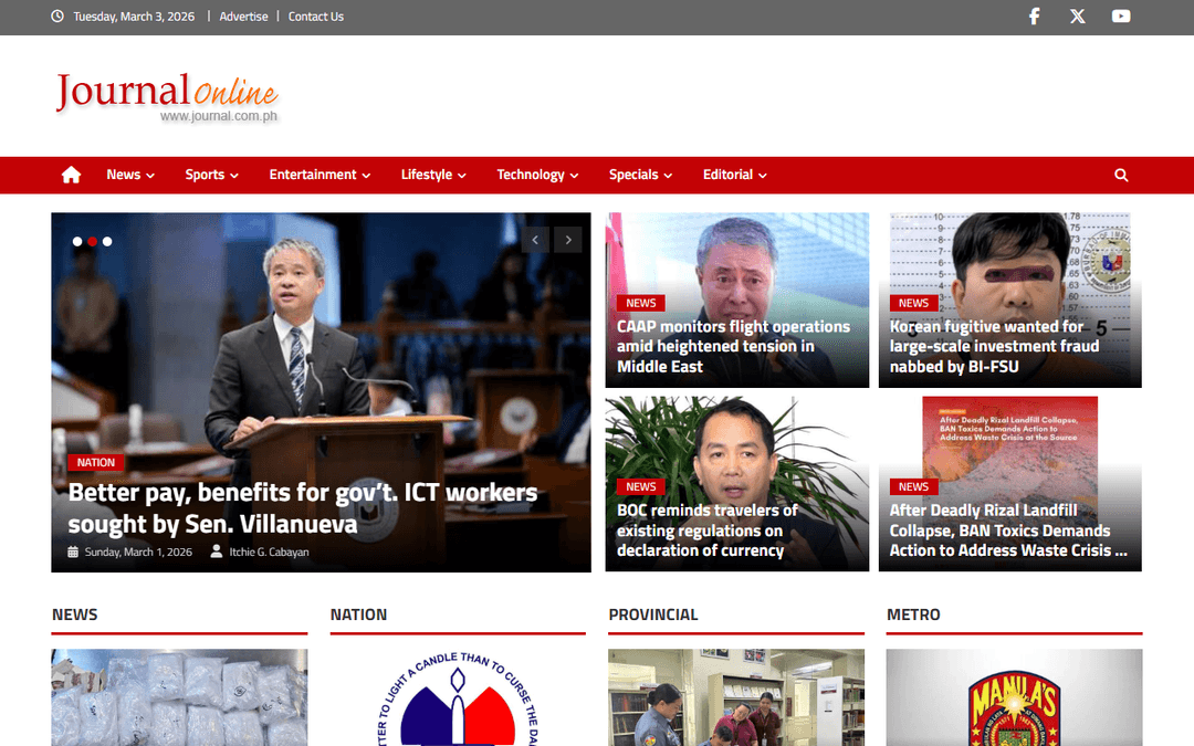 journal.com.ph publisher screenshot
