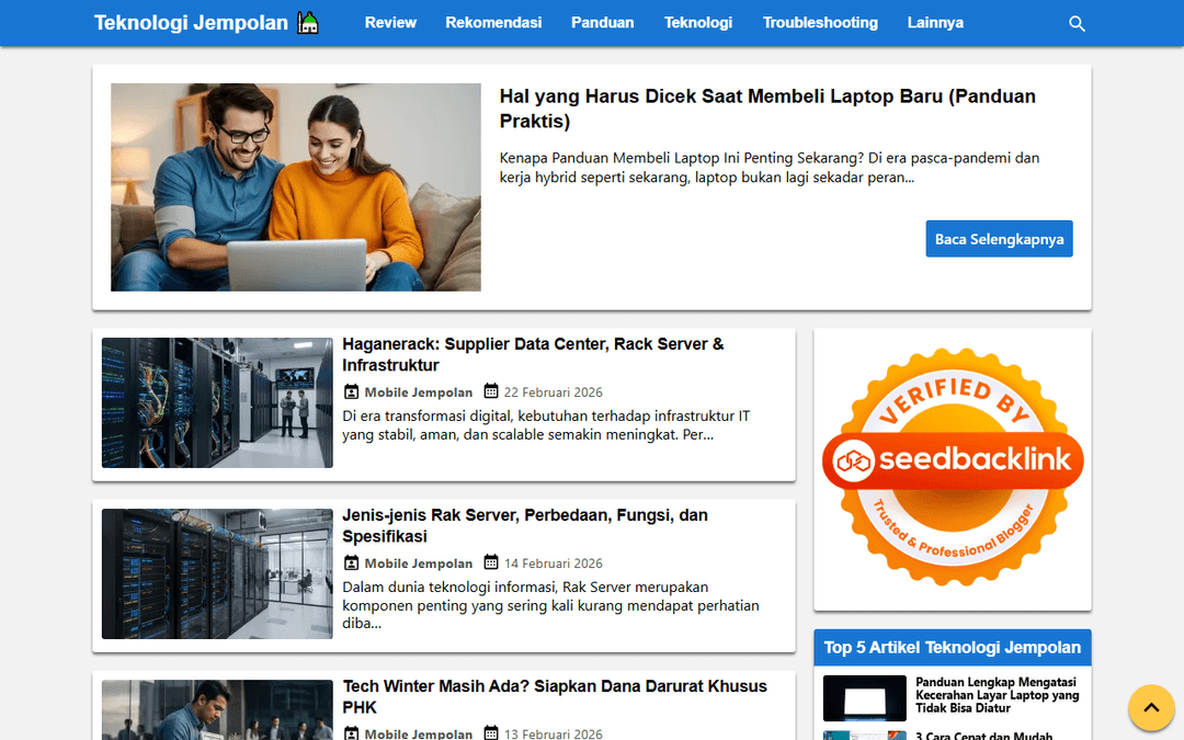 teknojempol.com publisher screenshot