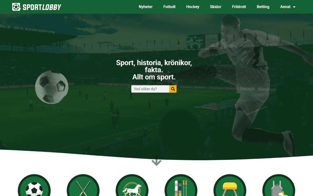 sportlobby.se publisher screenshot