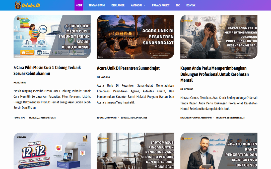 ditulis.id publisher screenshot
