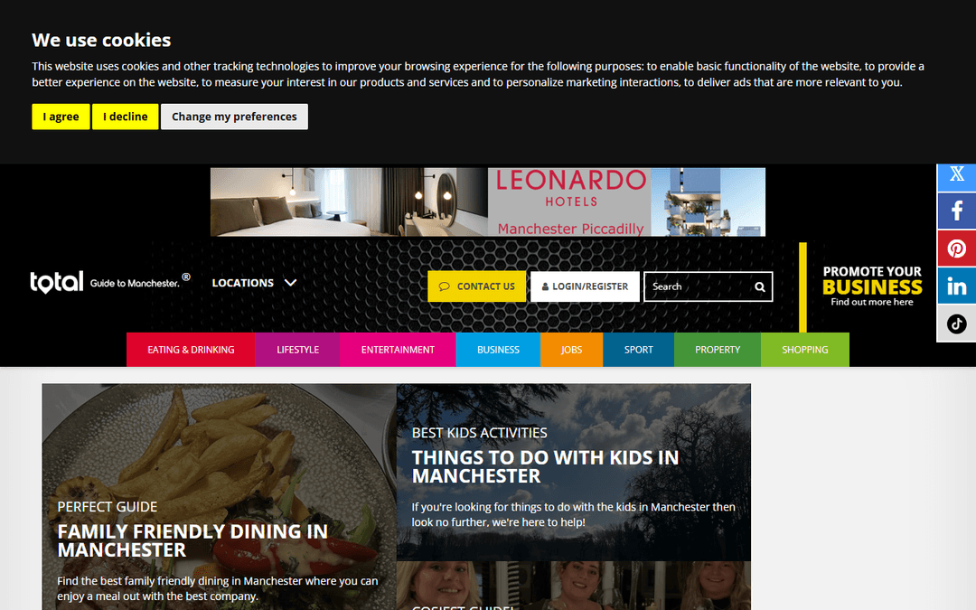 totalguidetomanchester.com publisher screenshot