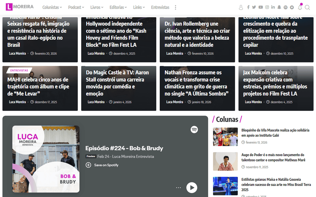 lucamoreira.com.br publisher screenshot