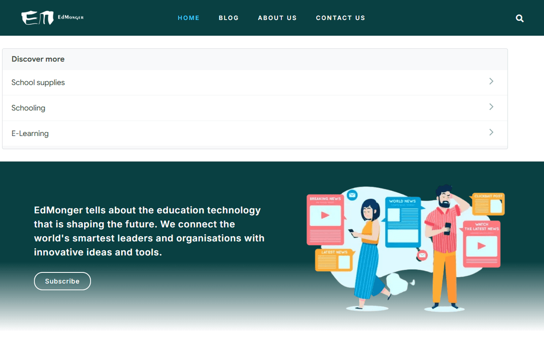 edmonger.com publisher screenshot
