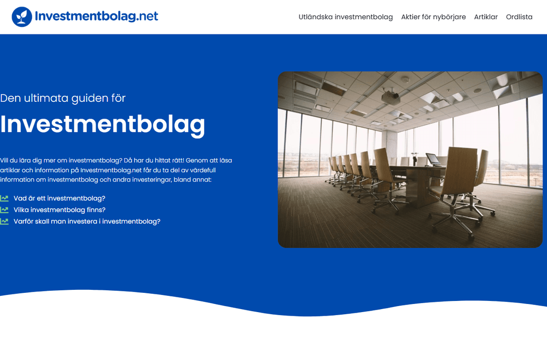 investmentbolag.net publisher screenshot