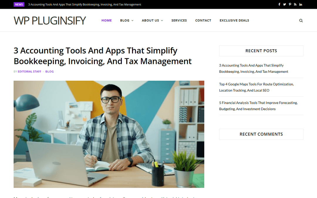 wppluginsify.com publisher screenshot