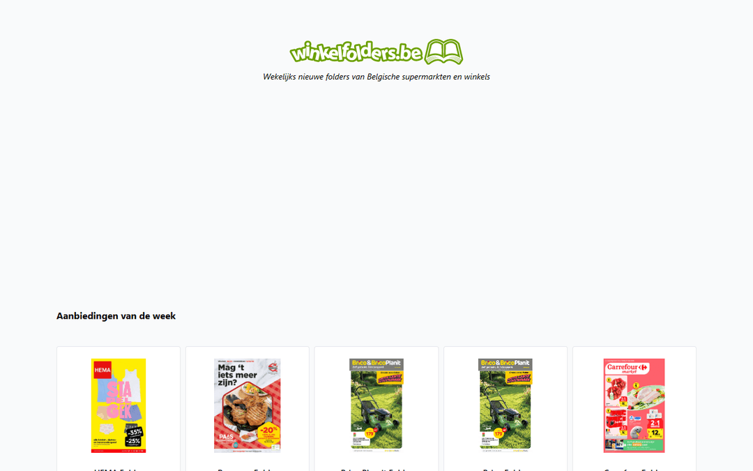 winkelfolders.be publisher screenshot