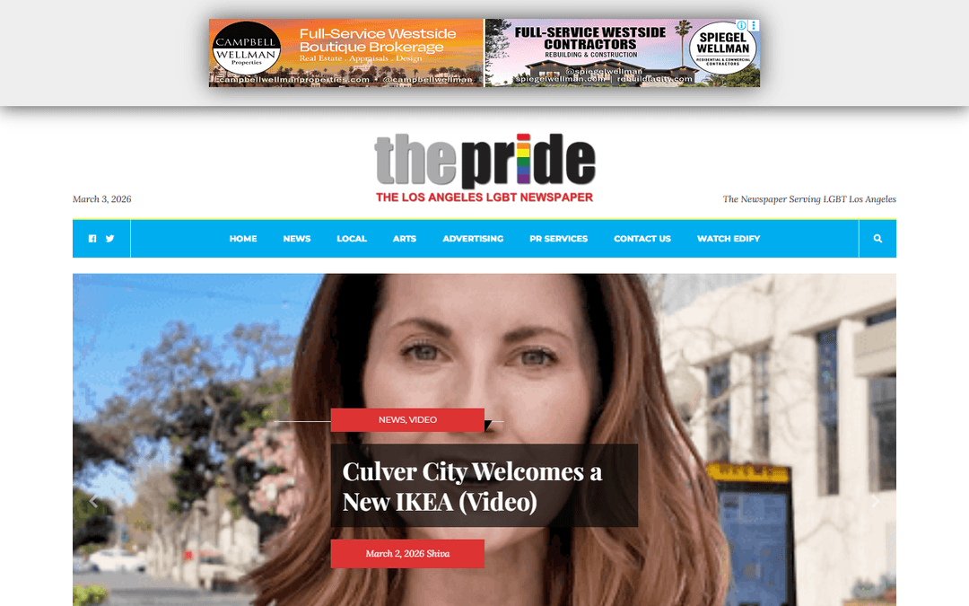 thepridela.com publisher screenshot